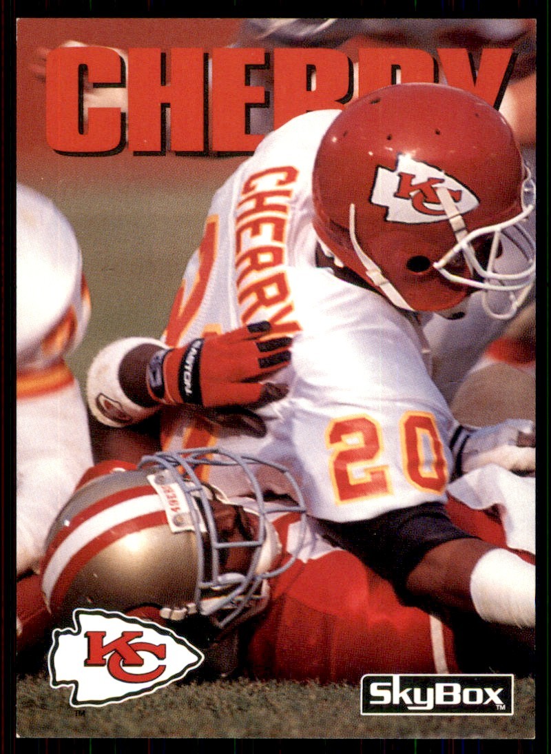 1992 SkyBox Impact Deron Cherry Kansas City Chiefs #166