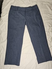 Women's Dark Gray Exact Stretch Crop Pants Size 8 The Limited New With Tag