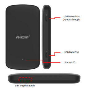 Verizon 5G USB Modem , Plug and Play Slim Design - MODEL - QTAWUA