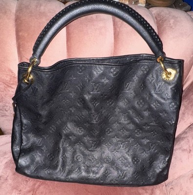 Louis Vuitton Artsy Black Monogram Empreinte Shoulder Bag 