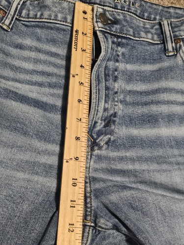 American Eagle Jeans Mens 40x30 Blue Original Bootcut Flex Denim Classic Fit - Picture 9 of 11