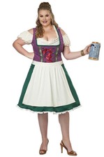 Brand New Bavarian Beer Maid Oktoberfest Plus Size Costume