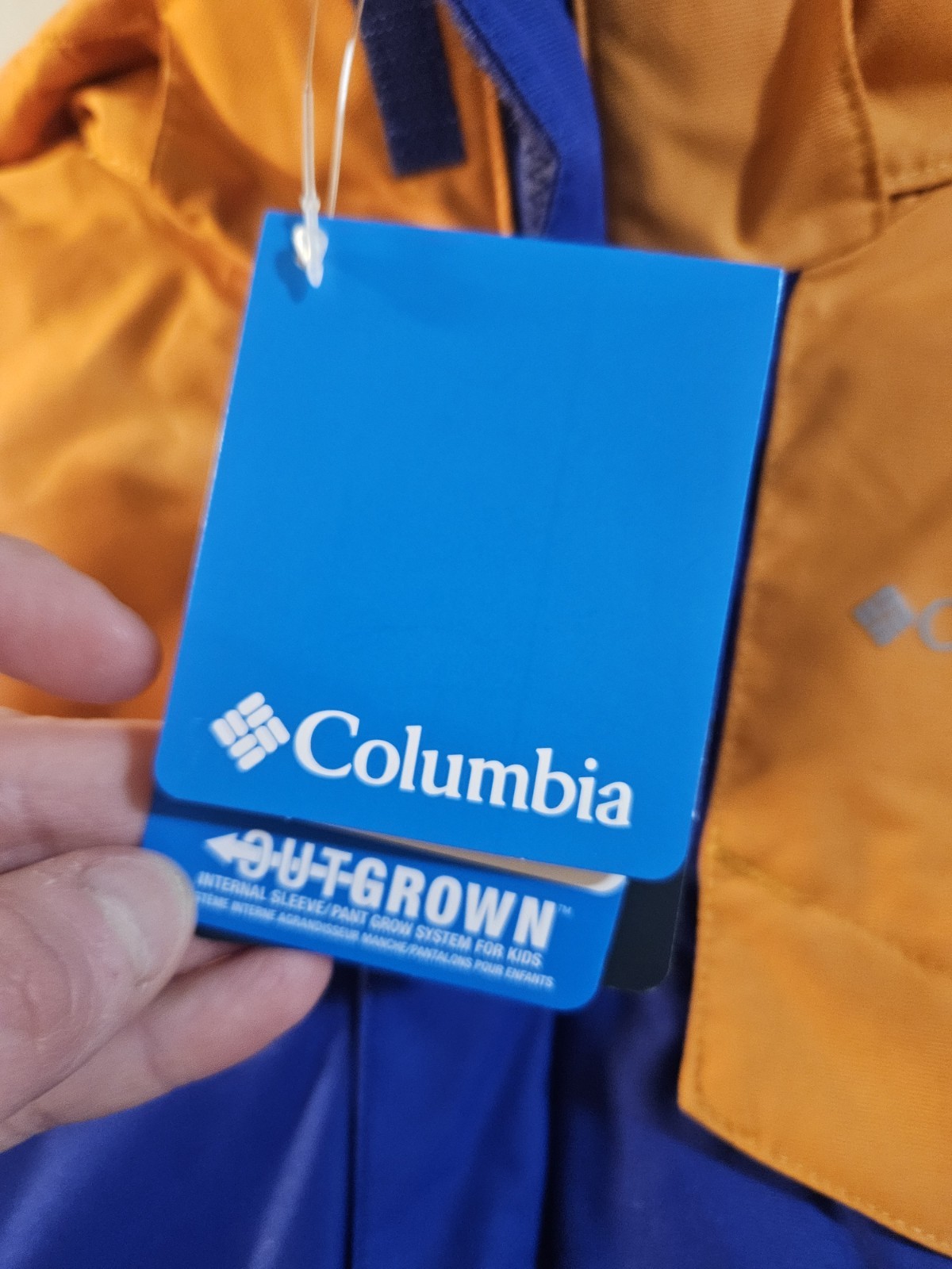 Columbia Boys' Bugaboo III Fleece Interchange Jacket: YELLOW/ORANGE/BLUE: NWT: S image 2