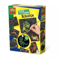 8710341142858 Zdrapywanka śWiecąCa W CiemośCi Dino SES Creative