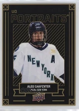 2024 Upper Deck PWHL 1st Edition UD Portraits Gold /299 Alex Carpenter Rookie RC