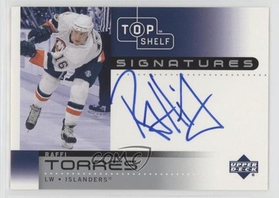 2002-03 Upper Deck Top Shelf Signatures Raffi Torres #RT Auto 1e15