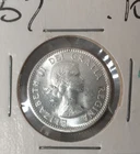 1957 Canada Ten 10 Cent Silver Dime Circulated Canadian ELIZABETH II