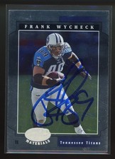 2001 Leaf FRANK WYCHECK Signed Card autograph TITANS maryland terps auto