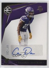 2020 Panini Limited Rookie Auto 92/199 Cameron Dantzler #195 Auto 0lm