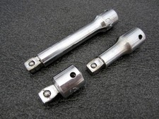 Vintage Mac Tools 3pc 12 Drive Wobble Extension Set V1ew V3ew V5ew Usa