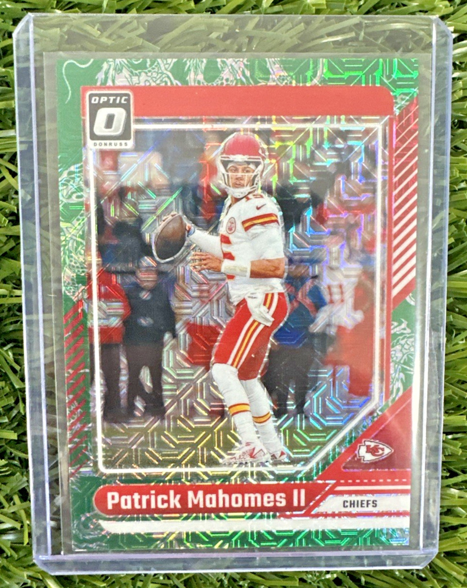 2024 Panini Donruss Optic PATRICK MAHOMES II Dragon Prizm 15/24 SSP Chiefs #94