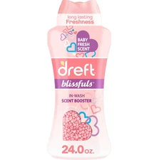 Dreft Blissfuls In-Wash Laundry Scent Booster Beads, Baby Fresh Scent, 24 oz
