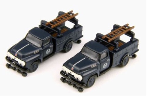 Camionetas Ford F-350 Santa Fe 1954 50285 mini metales escala N paquete de 2 azules | Zustand: New