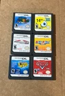 Nintendo DS Game Lot - Mario 64 DS, Mario Kart DS, Mario Party DS tested working