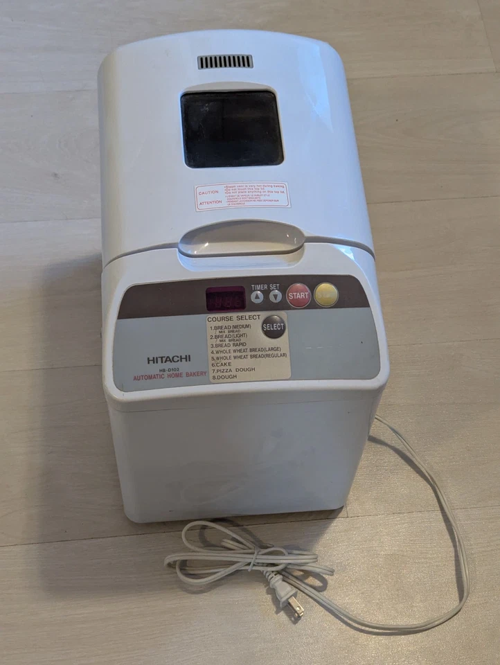 Máquina automática para hacer pan para panadería en casa Hitachi HB-D102 probada restaurada Foto 2 de 4