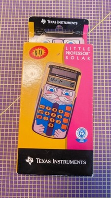 Texas Instruments Little Professor Solar   Mathe-Lerncomputer für Kinder   OVP