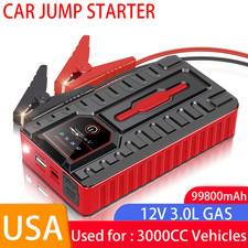 99800mAh Car Jump Starter Booster Jumper Box Power Bank Battery Charger