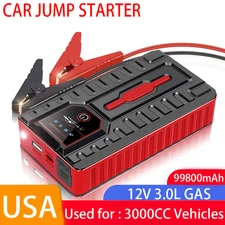 99800mAh Car Jump Starter Booster Jumper Box Power Bank Battery Charger