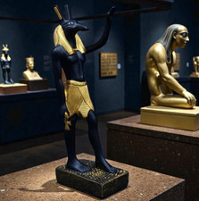 EGYPTIAN ANTIQUITIES A RARE AUTHENTIC EGYPTIAN STATUE OF SETH GOD OF DESERTS BC