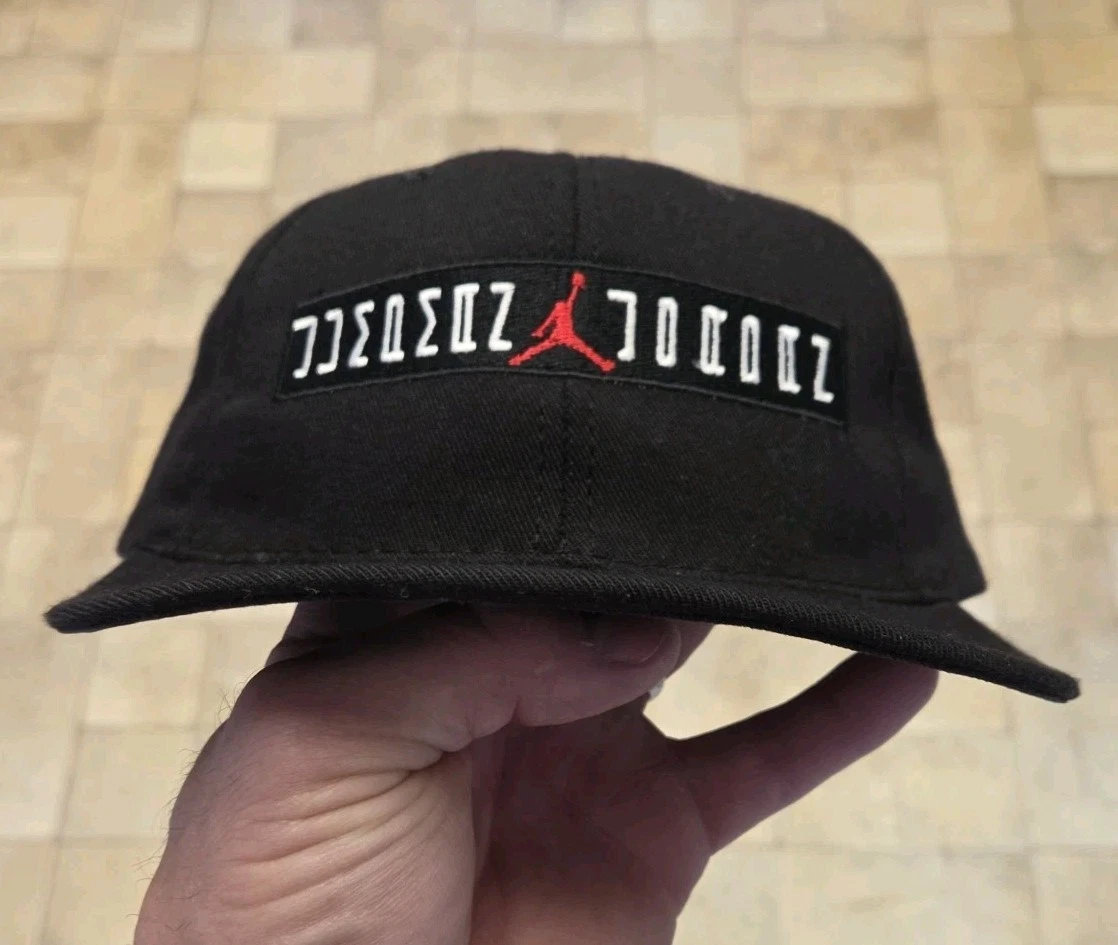 【JORDAN】USA製 90's ジャンプマン キャップ ヴィンテージ 90s NIKE AIR JORDAN ジャンプマン刺繍ロゴキャップ 2トーン | 古着屋 Uan