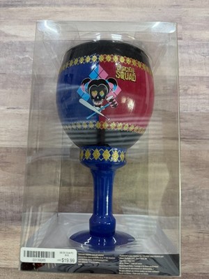 HARLEY QUINN Daddys Lil Monster 40 Oz Goblet DC Comics Suicide Squad Glass i3