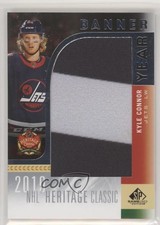 2020 SP Game Used 2019 NHL Heritage Classic Banner Year Relics Kyle Connor 0zu