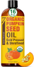 NEW Pumpkin Seed Oil for Hair Growth, Face,  Body - Big 16Oz Bottle - USDA Orga