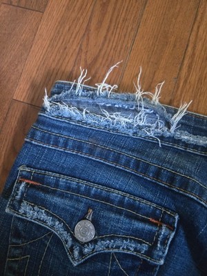 True Religion Joey Super T Jeans 34x38 Y2K Chief Keef Style Flared