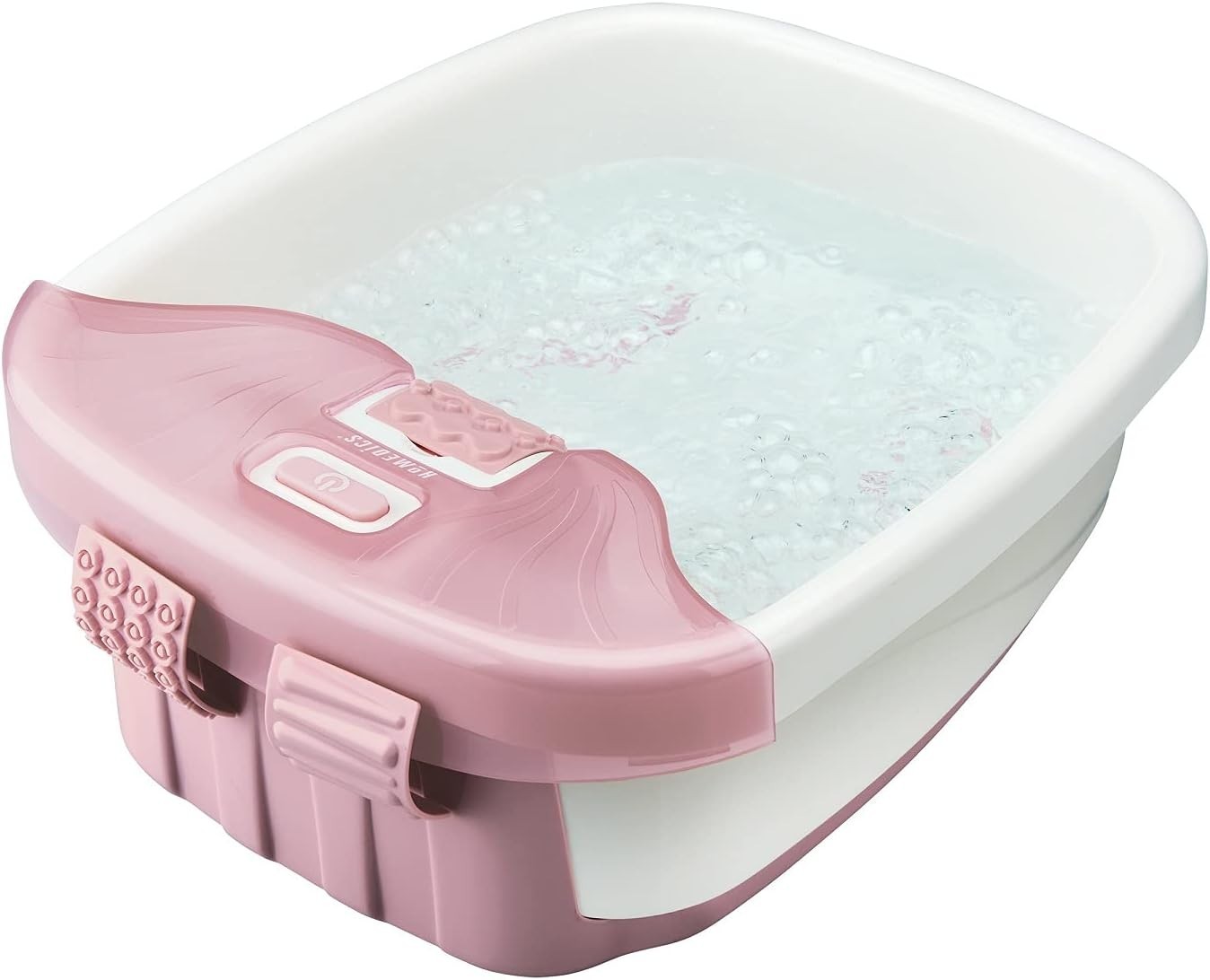 Pamper Your Feet with Bubble Bliss Deluxe Foot Spa - Heat Fe