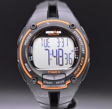 Timex Ironman Indiglo T5K143 Digital 50 Lap Alarm Chronograph HR Men Watch Black