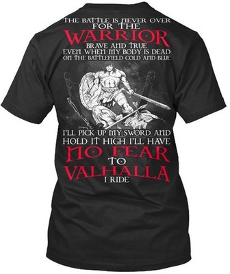VIKING THE WARRIOR T-Shirt Made in the USA Size S to 5XL