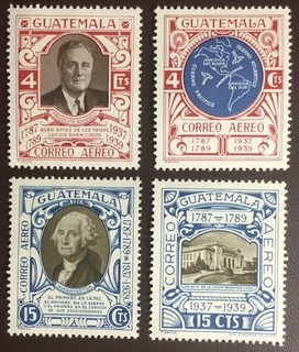 Guatemala 1938 US Constitution Anniversary MNH