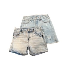 Silver Jeans Co Art Class Girls Jean Shorts Bundle Size L 10/12 Lot of 2
