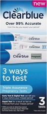 Clearblue Triple Assurance Pregnancy Test Kit, Home Pregnancy Tests, 3 Ways...