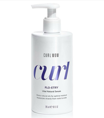 Curl Wow FLO-ETRY Vital Natural Serum 10 fl oz Anti-Frizz No Silicones