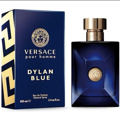 Versace Pour Homme Dylan Blue Versace Men EDT 3.4 fl oz NEW SEALED AUTHENTIC!