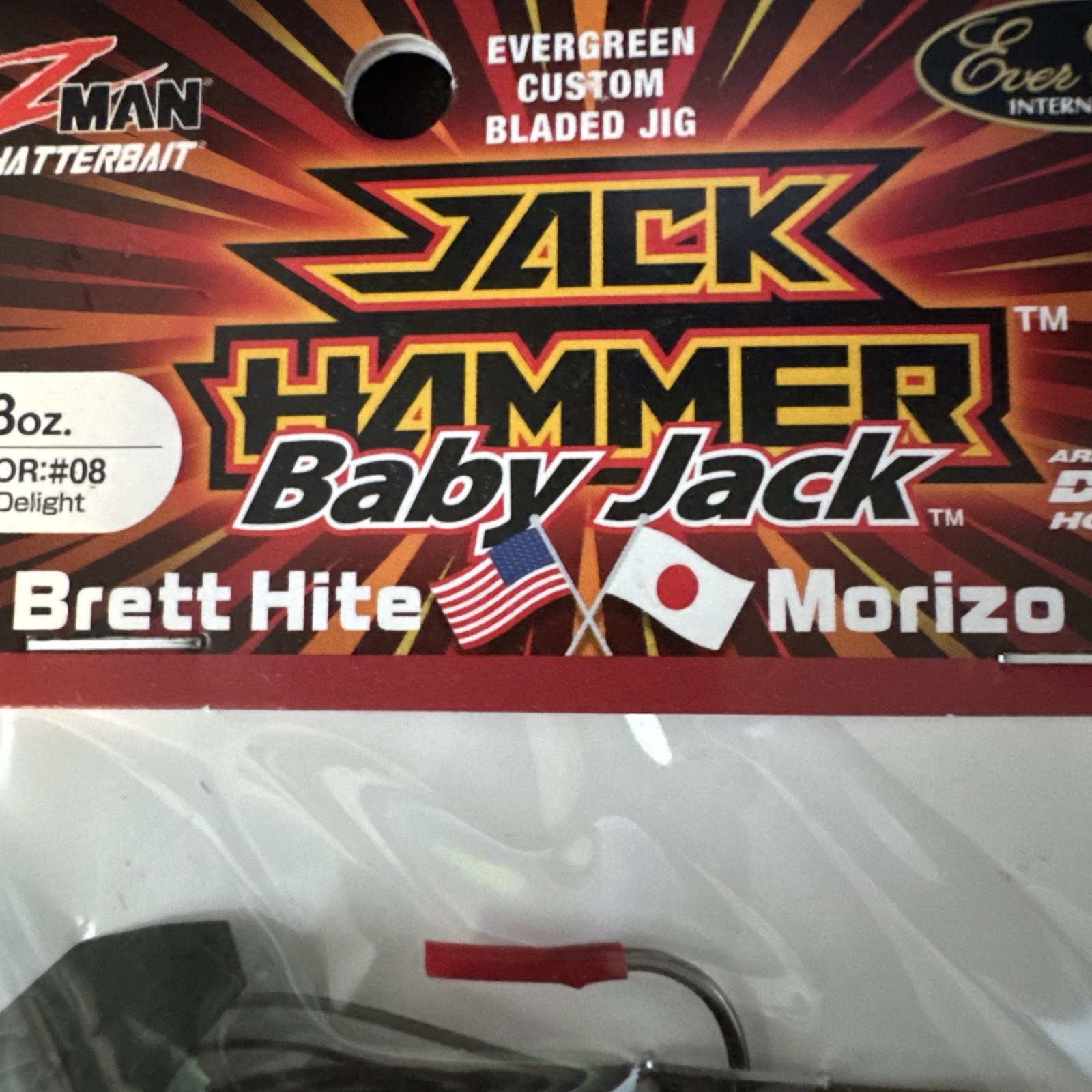 evergreen zman jack hammer Baby Jack chatterbait 3/8oz bladed jig Bite delight - Image 4