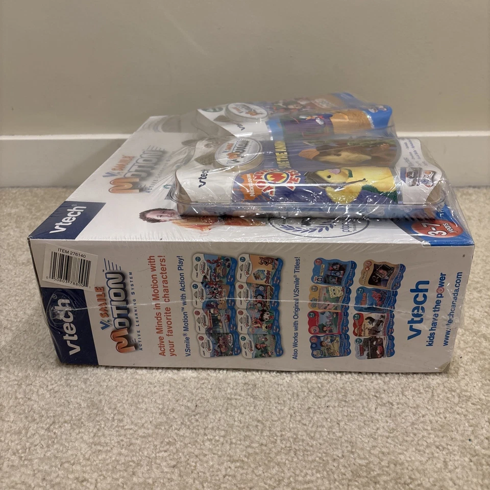 Vtech V.Smile Motion Active Learning System Console Set 2 Games Mickey Animals - Image 3 of 4