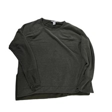 Athleta Ditch The Basic Crew Neck Sweatshirt Olive Green Size M