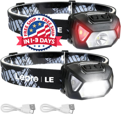 Linterna Recargable Brillante LED Lampara De Cabeza Impermeable USB Zoom 6 Modos