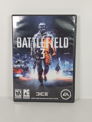 Battlefield 3 (PC Game DVD-ROM, 2011) 2 Disc Complete CIB W/ Manual - Tested