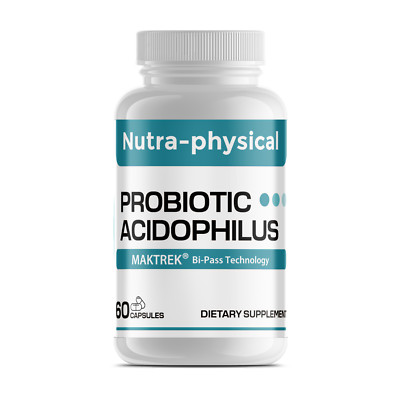 Nutra-physical Probiotic Acidophilus with MakTrek BiPass Technology 60 Capsules