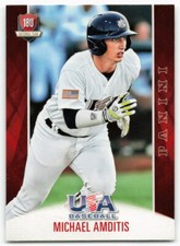 2015 Michael Amditis Panini USA Baseball Rookie
