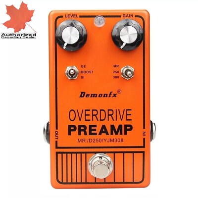 Demonfx YJM308 (DOD250) Guitar Effect Pedal Overdrive Distortion Preamp CA