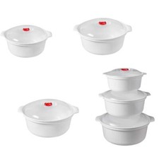 Microwave Bowl with Lid Storage Container for Small Kitchen Office Dorm