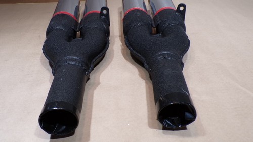 ANSA Pair of Rare Slant Cut Extra Diameter Twin Exhaust Tips - Picture 7 of 16
