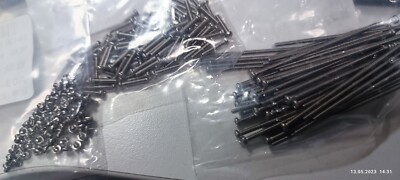 5St.Set kleine dünne Länge M1,0/M1,2/M1,4/M1,6/M2,0 Schrauben+Mutter Mini micro