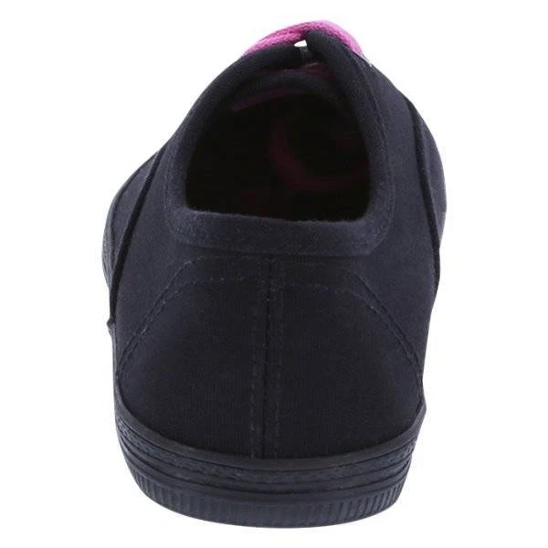 Tênis esportivo feminino Bal preto City Sneaks lona - tamanho 5W - Imagem 4 de 4