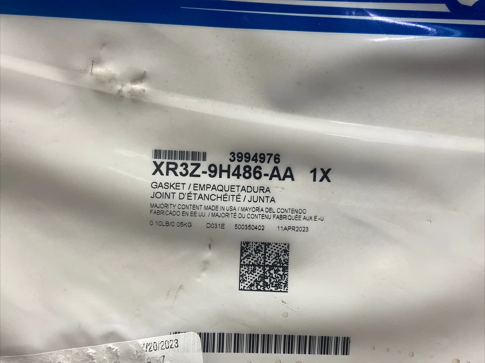FORD OEM 97-00 E-150 Econoline Club Wagon-Intake Manifold Gasket XR3Z9H486AA - Image 2 of 2