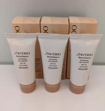 Shiseido Benefiance Luminizing Day Essence SPF 24, 7mlX 3 Travel Size